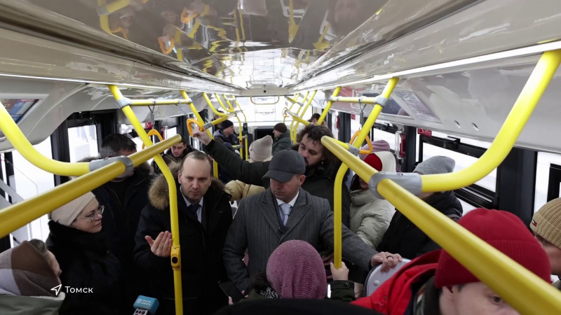 В Томске вышли на линию два новых электробуса. Томское время | Телеканал