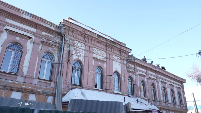Ремонт внешнего облика Дома молодежи обновляется. Томское время | Телеканал