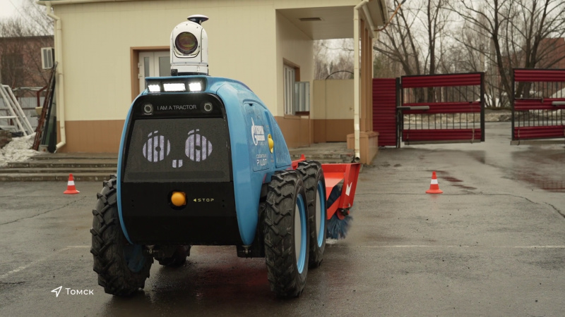 В Томске разработали беспилотный мини-трактор. Томское время | Телеканал