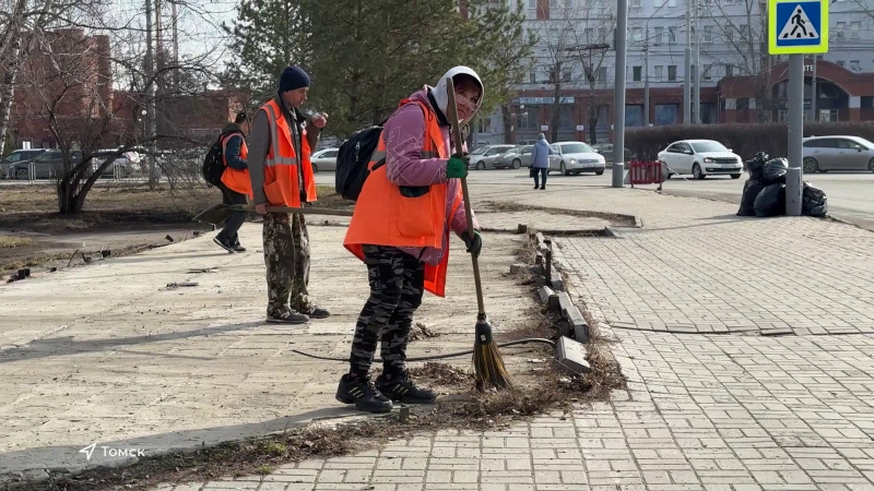 В Томске продолжается месячник благоустройства. Томское время | Телеканал
