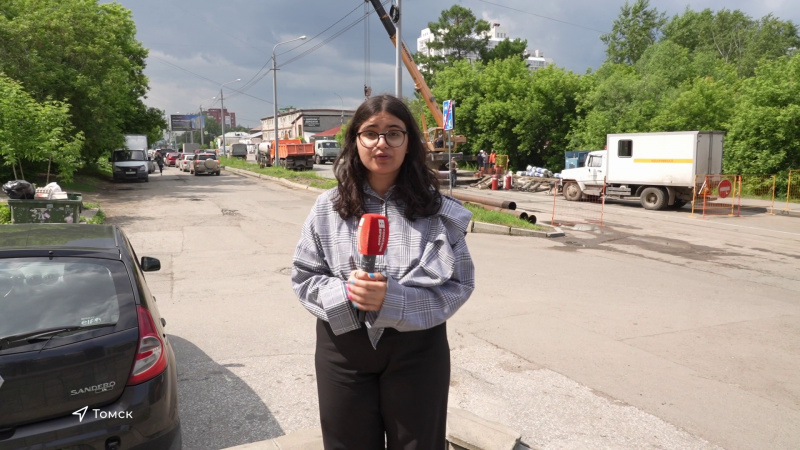 На улице Сибирской образовались пробки выше 6 баллов. Томское время | Телеканал