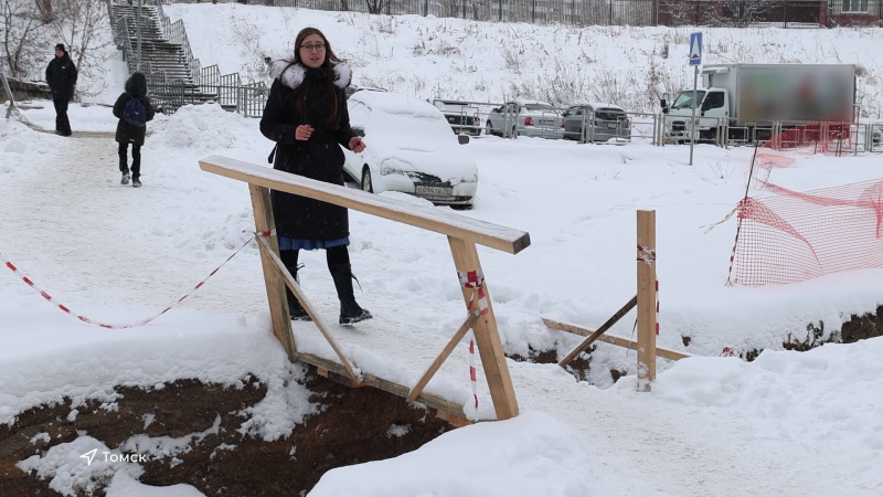Томичи обеспокоены затянувшееся стройкой. Томское время | Телеканал