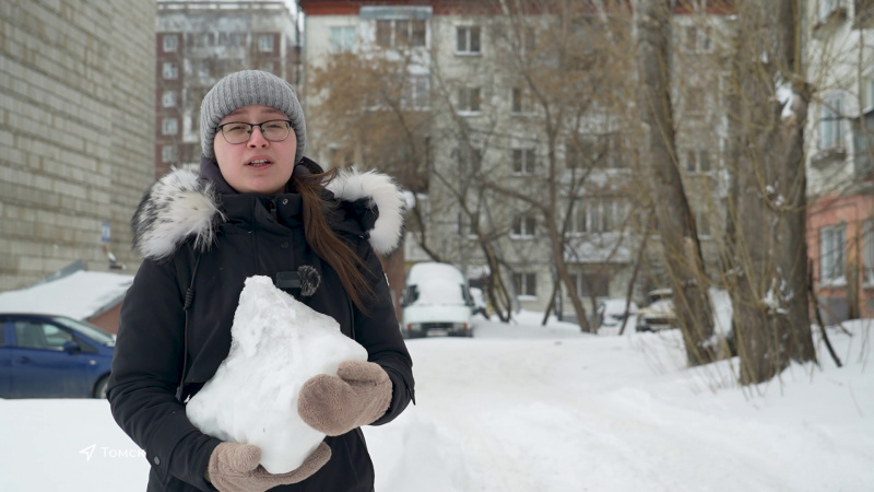 Томичи сообщают о разрушенных под тяжестью снега крышах. Томское время | Телеканал