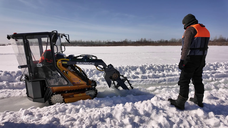 Взрывы льда на Томи запланированы на 23 марта. Томское время | Телеканал