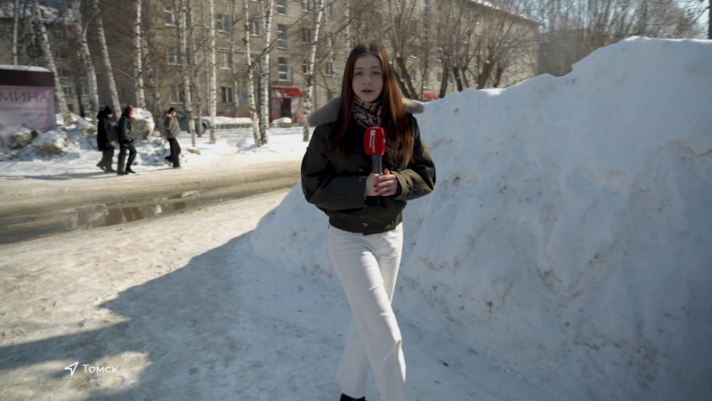 Томские коммунальщики продолжают подготовку города к весне. Томское время | Телеканал