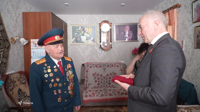 Ветераны Великой Отечественной войны принимают тёплые поздравления. Томское время | Телеканал