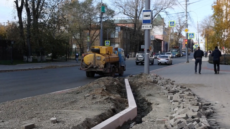 В Томске дорожный ремонт пока не завершён. Томское время | Телеканал