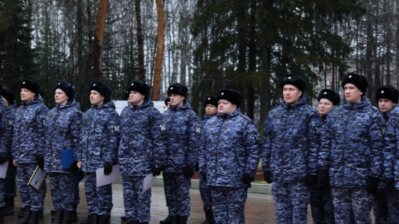 Томская Росгвардия отмечает годовщину. Томское время | Телеканал