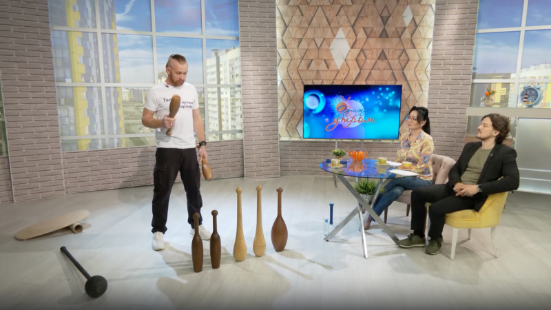 Однажды утром: булавы для здоровья. Томское время | Телеканал